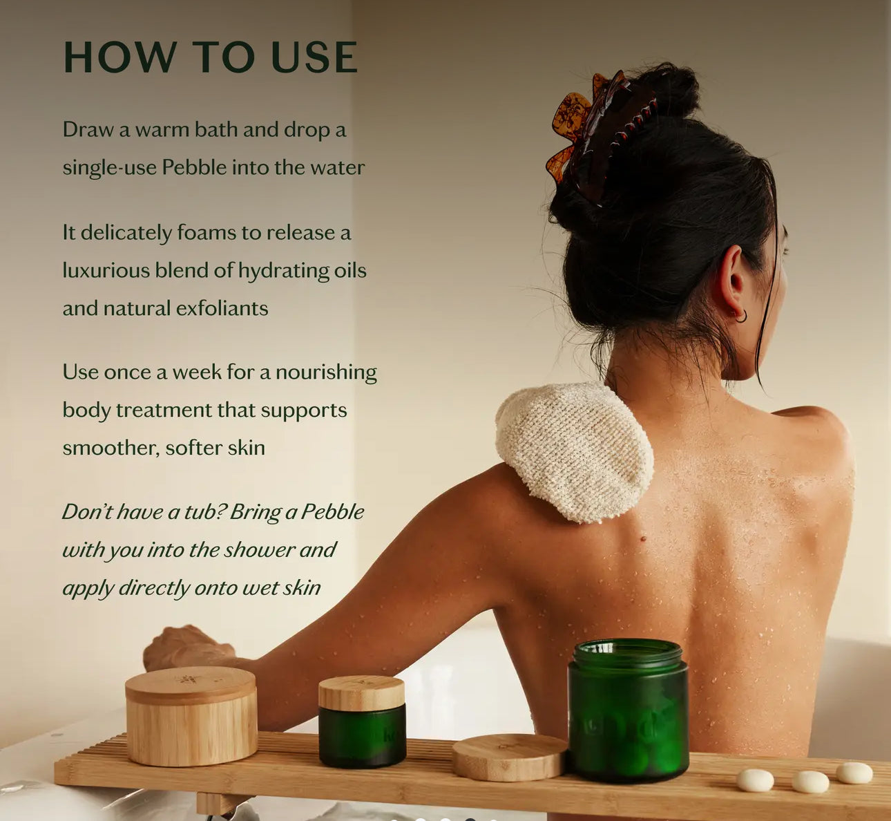 Breathe Pebble Solid Bath Oil
