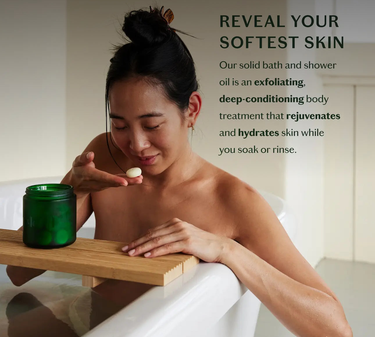 Breathe Pebble Solid Bath Oil