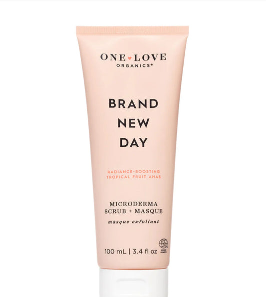 One Love Organics Brand New Day Microderma Scrub + Masque